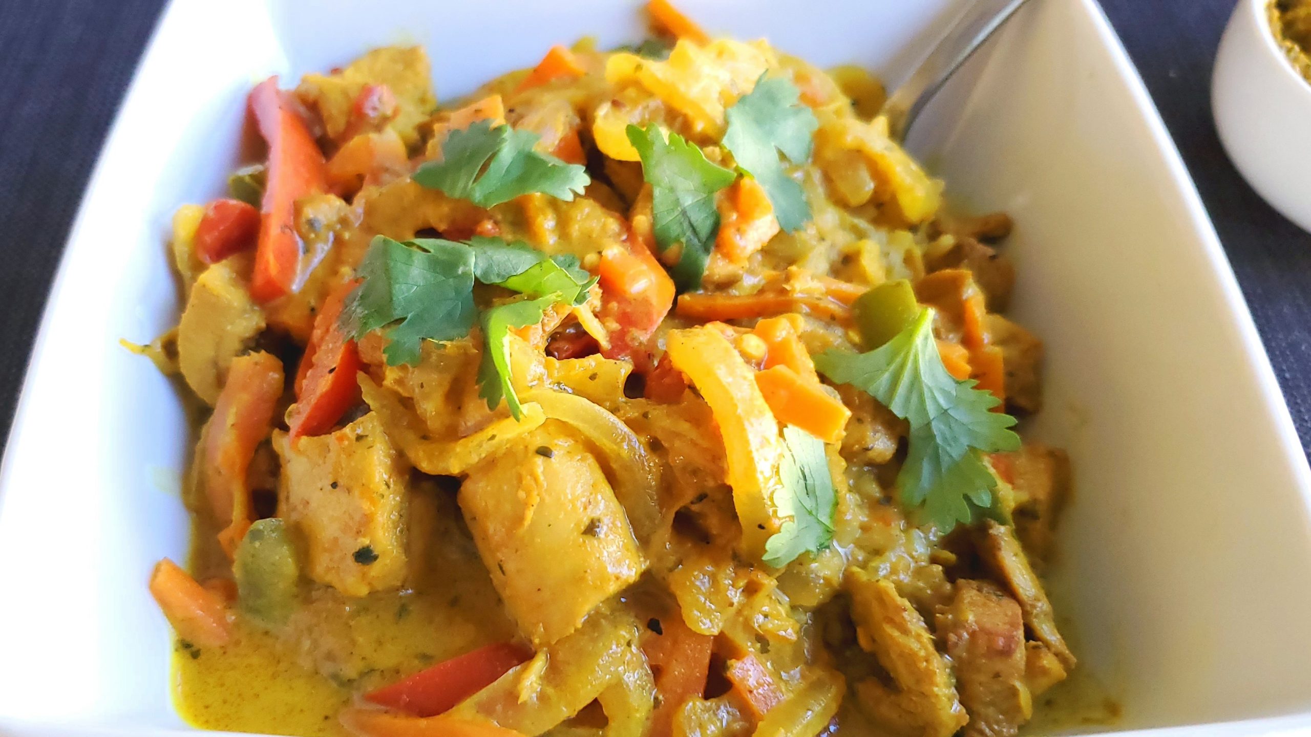 25-Minute Thai Yellow Curry with Chicken - Averie Cooks