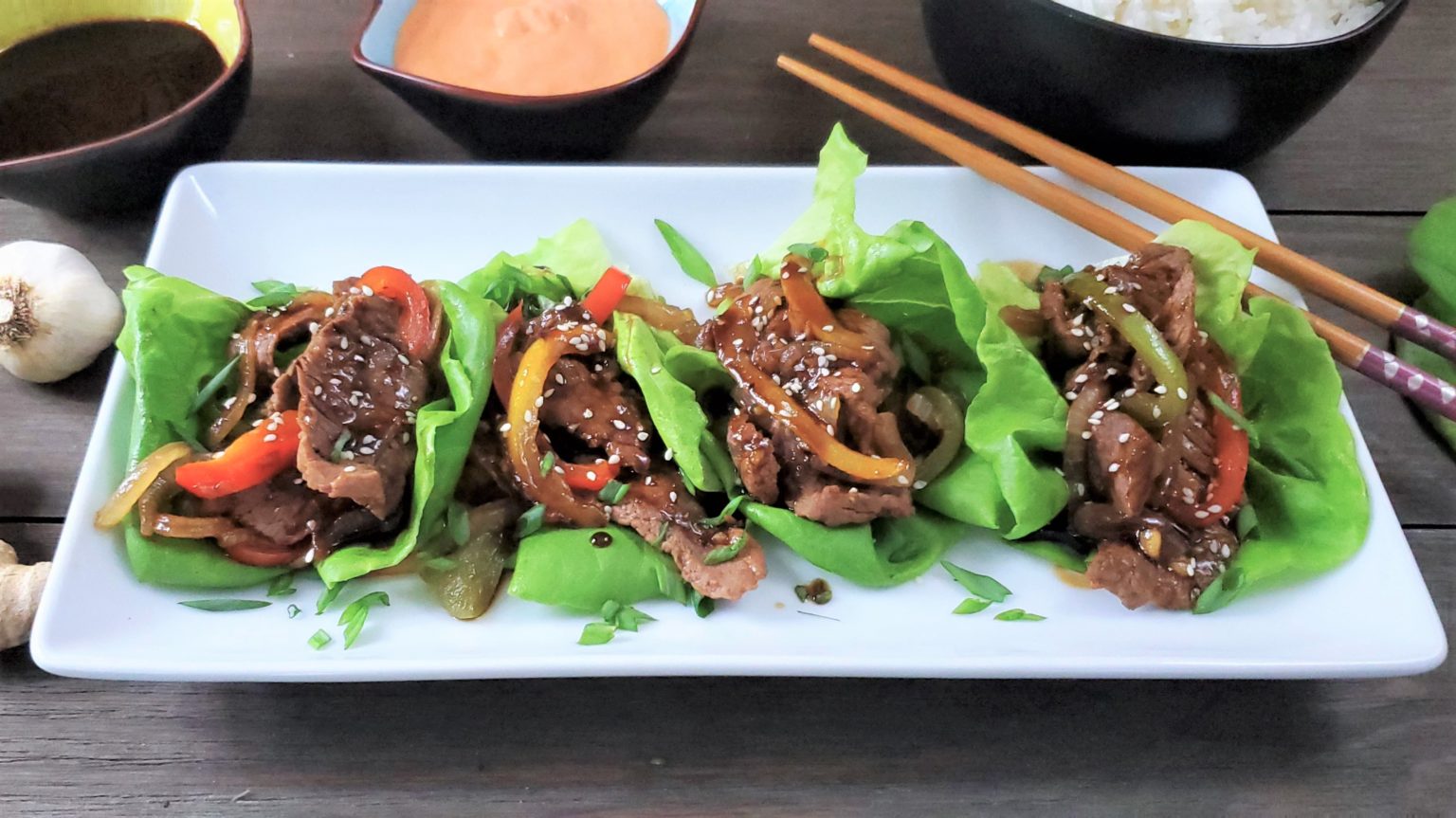 Asian Beef Lettuce Wraps - Bacon & Vodka