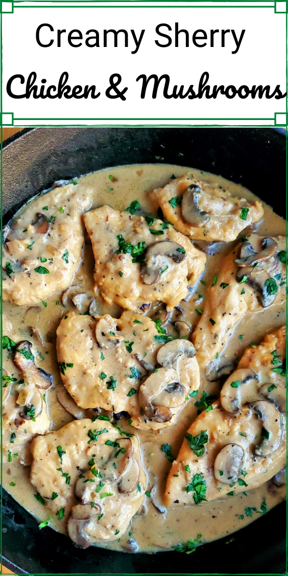 Creamy Sherry Chicken And Mushrooms Bacon And Vodka 9573